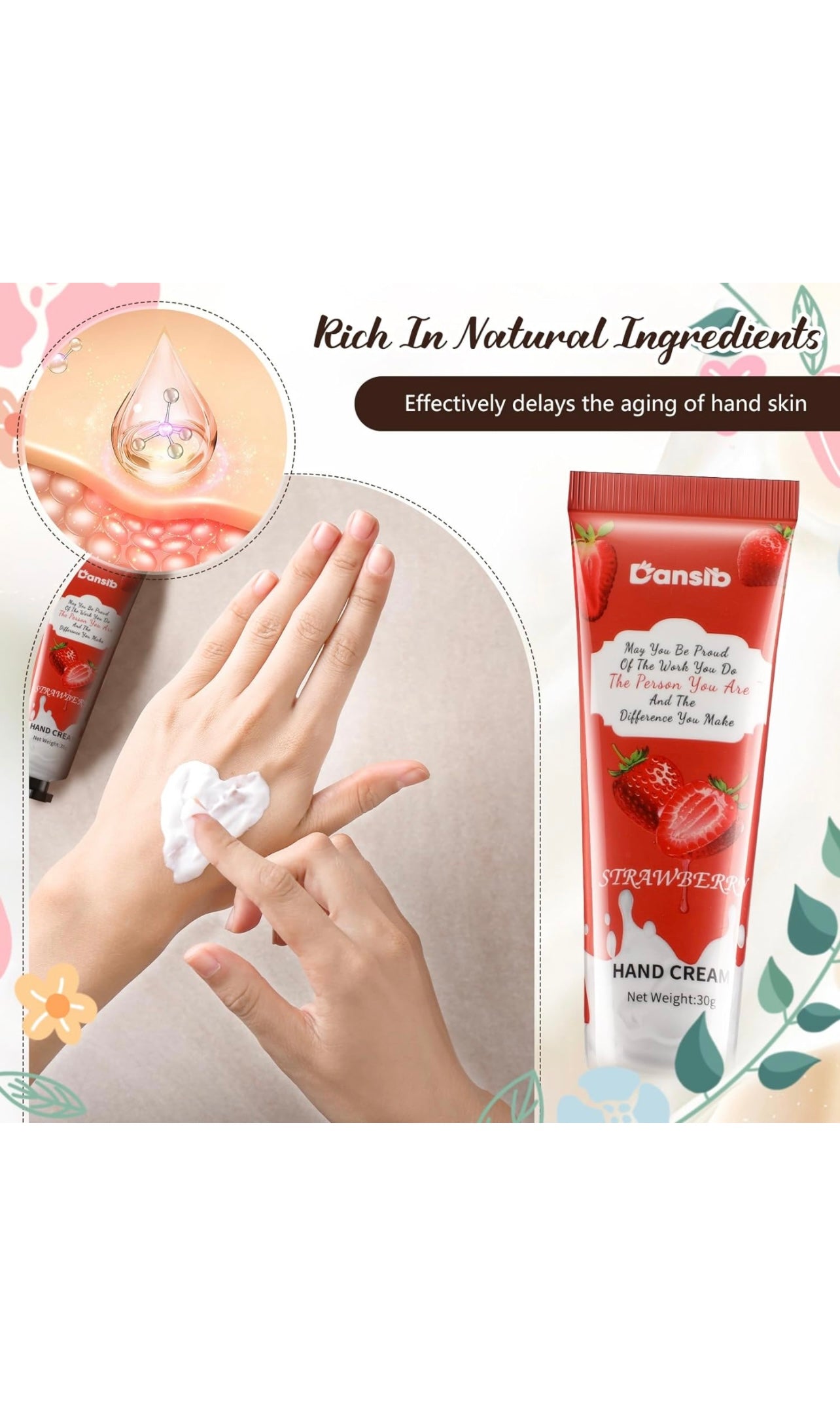 Employee Appreciation Hand Cream Gifts Set May You Be -6 Flavors(36 Pcs)