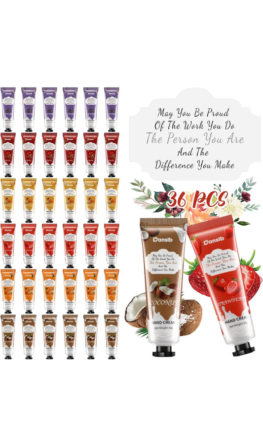 Employee Appreciation Hand Cream Gifts Set May You Be -6 Flavors(36 Pcs)