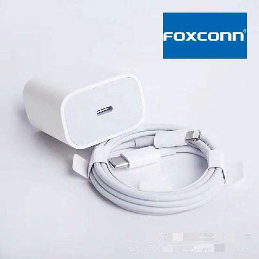 Foxconn Type-C to Lightning Cables & 18W Wall Cubes for iPhone 12/13, 420 Units, New Condition, Est. Original Retail